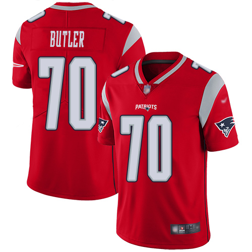 New England Patriots Football #70 Inverted Legend Limited Red Men Adam Butler NFL Jersey